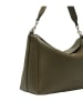 Liebeskind Berlin Leder-Schultertasche "Abigail" in Khaki - (B)32 x (H)24 x (T)13 cm