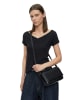 Liebeskind Berlin Leder-Umhängetasche in Schwarz - (B)22 x (H)14 x (T)8 cm