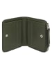 Liebeskind Berlin Leder-Geldbörse "Tina" in Khaki - (B)11 x (H)9 x (T)2 cm