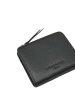 Liebeskind Berlin Leder-Geldbörse "Tina" in Schwarz - (B)11 x (H)9 x (T)2 cm