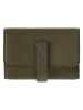 Liebeskind Berlin Skórzany portfel "Kate" w kolorze khaki - 13 x 10 x 4 cm