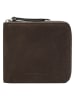 Liebeskind Berlin Leder-Geldbörse in Braun - (B)11 x (H)10 x (T)2 cm