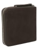 Liebeskind Berlin Leder-Geldbörse in Braun - (B)11 x (H)10 x (T)2 cm