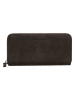 Liebeskind Berlin Leder-Geldbörse "Juna" in Braun - (B)19 x (H)9 x (T)2 cm