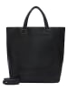Leder-Henkeltasche in Schwarz - (B)31 x (H)38 x (T)15 cm