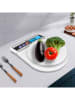 DAM Waga kuchenna "001 - SF-400" w kolorze białym - 21,4 x 3,7 x 15 cm