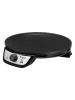 DAM Crêpe-Maker ''10201'' in Silber/ Schwarz - (B)33 x (H)6,5 x (T)30 cm