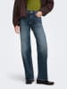 ONLY Spijkerbroek - wide leg - donkerblauw