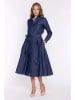 Nife Jeans-Kleid in Dunkelblau