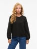 Vila Sweatshirt "Sandy" in Schwarz