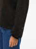 Vila Sweatshirt "Sandy" in Schwarz