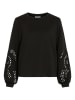 Vila Sweatshirt "Sandy" in Schwarz