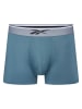 Reebok 4er-Set: Boxershorts "Delmar" in Grau/ Schwarz/ Lila