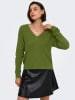 JDY Pullover "Evie" in Oliv