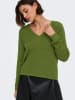 JDY Pullover "Evie" in Oliv