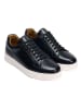 British Passport Leder-Sneakers in Schwarz