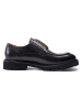 British Passport Leder-Schnürschuhe in Braun