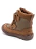 bisgaard Leder-Boots in Khaki