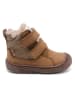 bisgaard Leder-Boots in Khaki