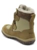 bisgaard Skórzane botki w kolorze khaki
