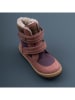 bisgaard Leren boots paars