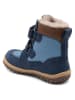 bisgaard Leder-Boots in Dunkelblau