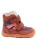 bisgaard Leren boots paars/rood
