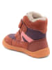 bisgaard Leren boots paars/rood