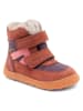 bisgaard Leren boots paars/rood
