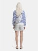 Pieces Sweatshirt "Greta" wit/blauw