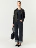 YAS Lederjacke in Schwarz