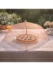 Villa d´Este 2-delige set: kookkappen lichtroze/lichtblauw - (B)32 x (H)20 x (T)32 cm