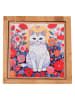 Villa d´Este 6er-Set: Untersetzer "Cats" Beige/ Bunt - (L)12,8 x (B)12,8 cm
