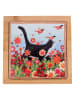 Villa d´Este 6er-Set: Untersetzer "Cats" Beige/ Bunt - (L)12,8 x (B)12,8 cm
