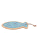 Villa d´Este 3-delige set: snijplanken beige/lichtblauw/lichtroze - (L)27,7 x (B)17 cm