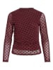 Vila Bluse "Rikke" in Bordeaux
