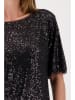 monari Paillettenshirt zwart