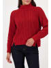 monari Rollkragenpullover in Rot