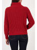 monari Rollkragenpullover in Rot