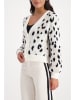 monari Cardigan in Weiß/ Schwarz