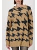 monari Pullover in Hellbraun/ Schwarz