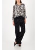 monari Blouse wit/zwart