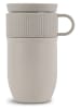 Sagaform Kubek termiczny "Ted" w kolorze beżowym - 280 ml