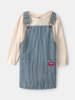 OshKosh 2-delige outfit lichtblauw/beige