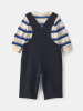 carter's 2-delige outfit donkerblauw/crème
