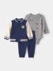 carter's 3tlg. Outfit in Grau/ Dunkelblau