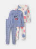 carter's 2er-Set: Pyjamas in Hellblau/ Creme