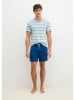 Marc O´Polo Bodywear Pyjama lichtblauw/blauw