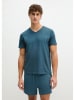 Marc O´Polo Bodywear Pyjama-Oberteil in Blau