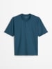 Marc O´Polo Bodywear Pyjama-Oberteil in Blau